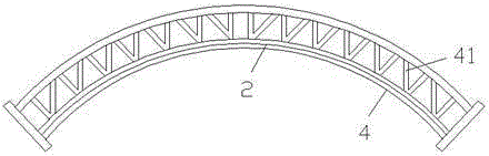 Speed-adjustable cleaning and maintaining device provided with guide rods and used for outdoor steel member