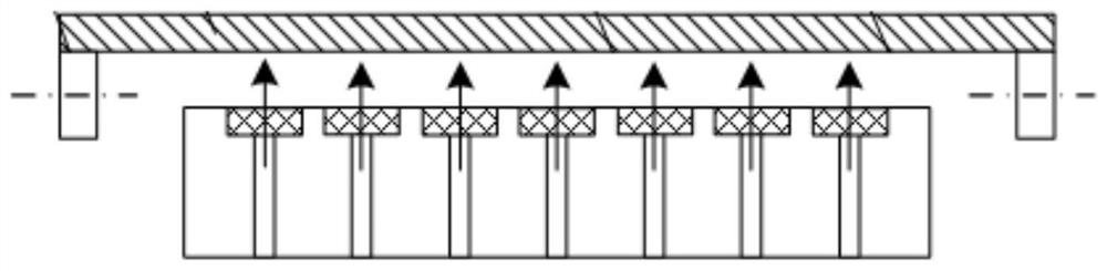 A glass substrate air flotation device with deformation detection function and detection method