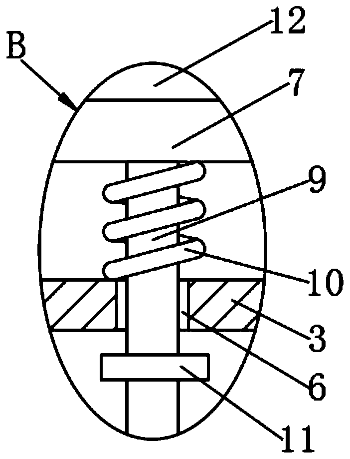 One-time forming and stamping device for plugging color steel tile and operation method thereof