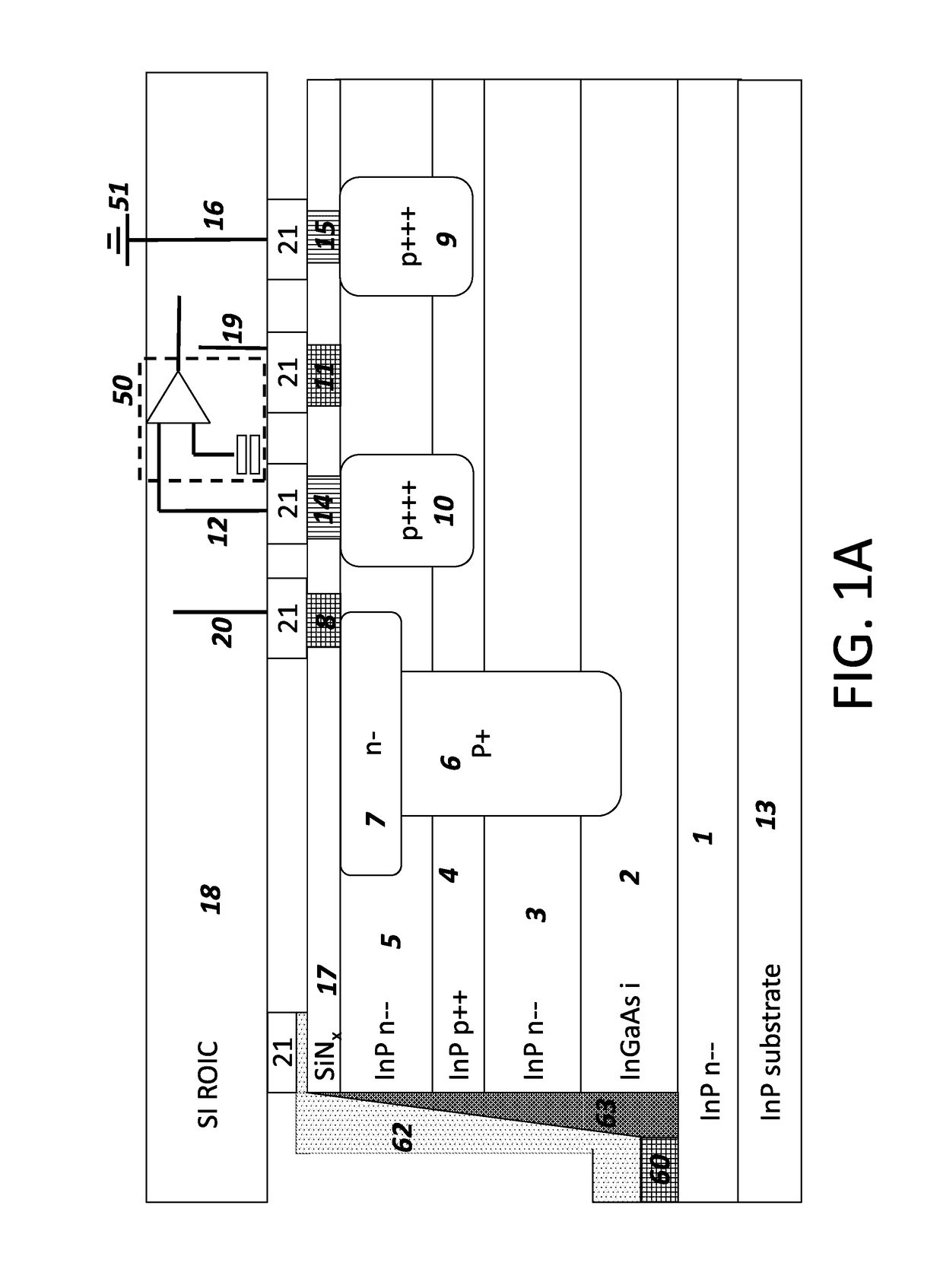 Low noise InGaAs photodiode array