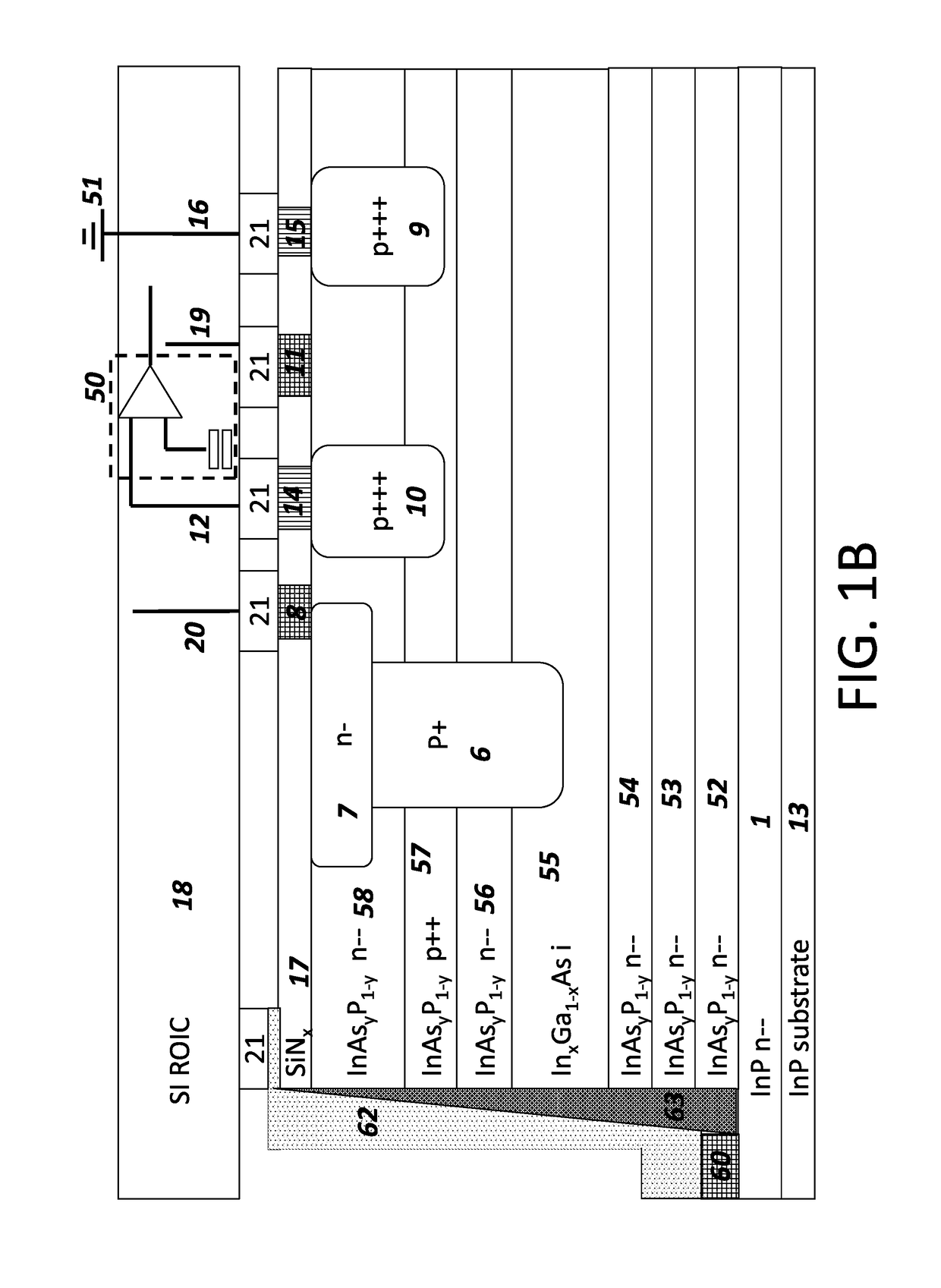 Low noise InGaAs photodiode array