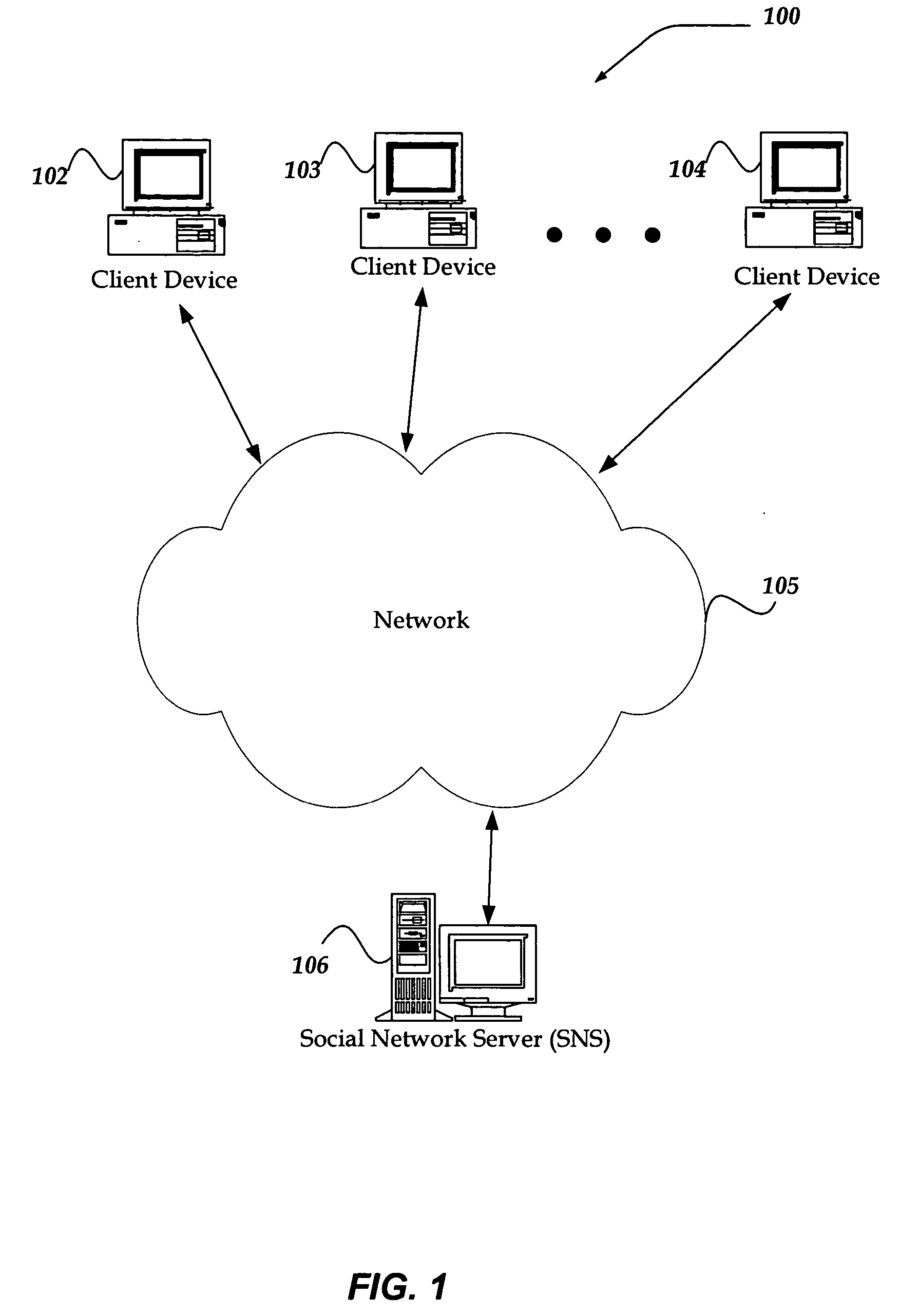 Selective electronic messaging within an online social network for SPAM detection