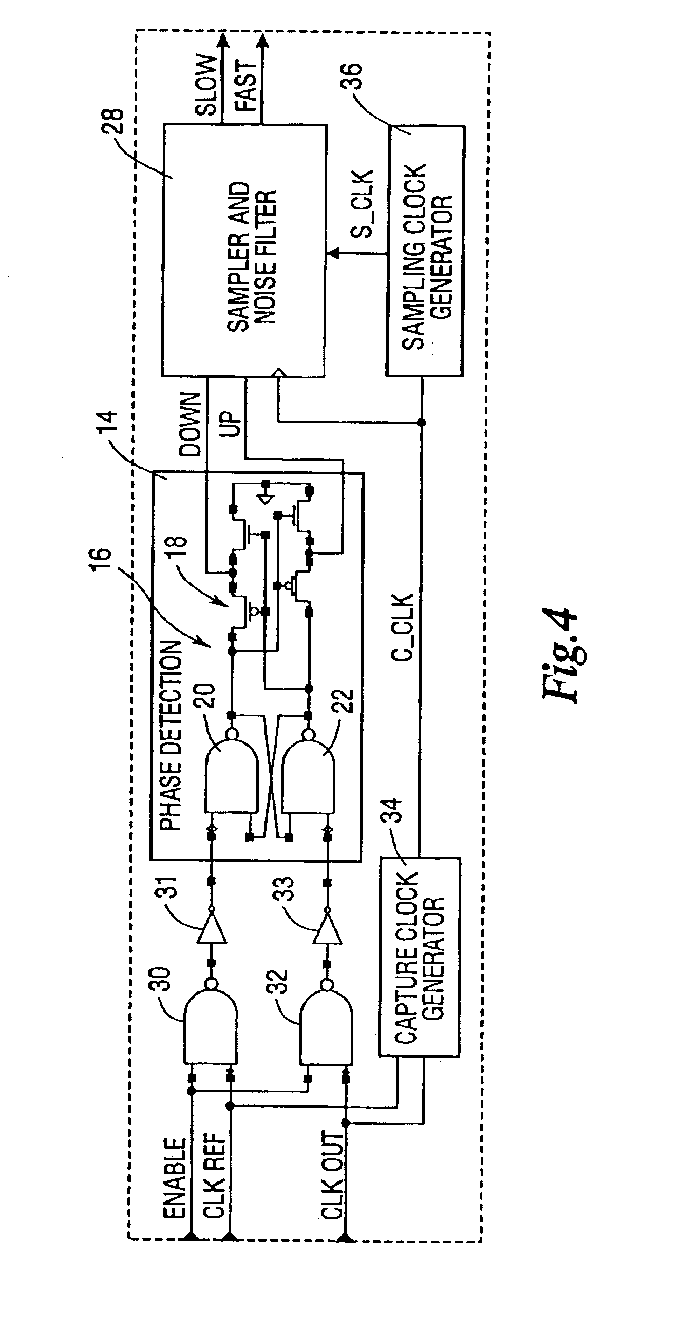 Phase detector for all-digital phase locked and delay locked loops