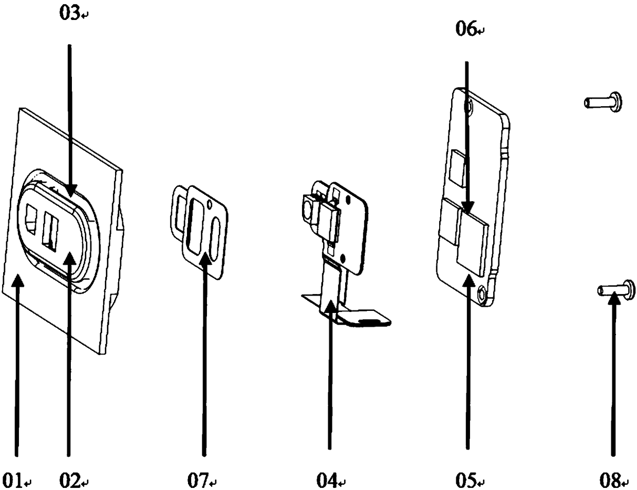 Wrist-type non-attached blood oxygen measuring device capable of automatically attaching to skin and manufacturing method thereof