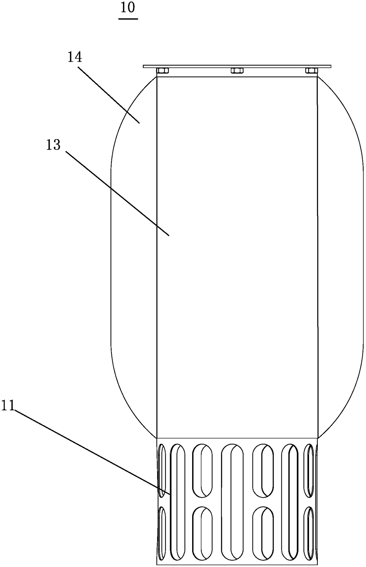 Online monitoring device for groundwater quality