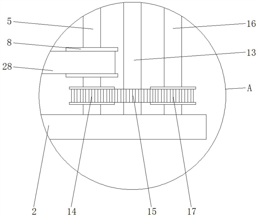 A scrap cleaning device for an ink printing and die-cutting integrated unit