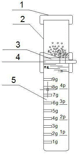 Rapid weighing device based on standard salt dosage