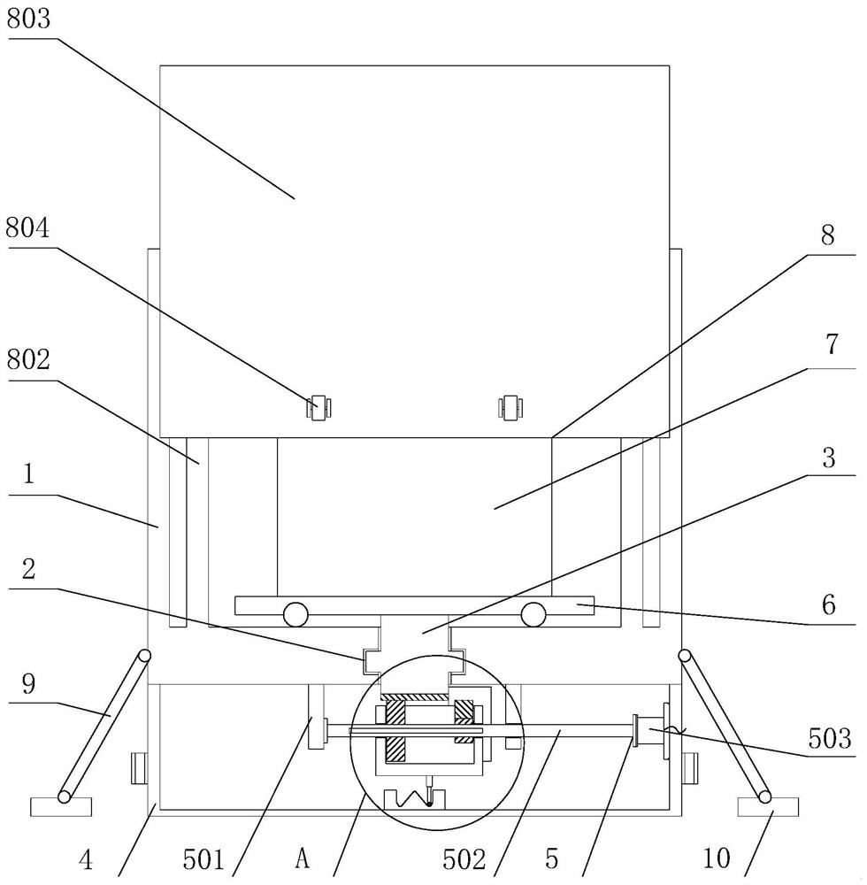 Mobile environment detection device for communication equipment