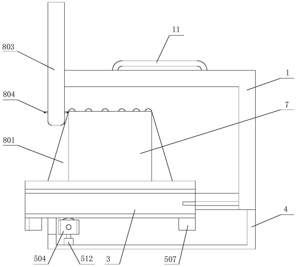 Mobile environment detection device for communication equipment