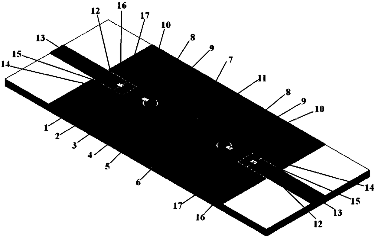 Electromagnetic two-dimensional reconfigurable filter with adjustable frequency bandwidth