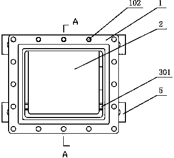 Sensor structure for deepwater oceanographic engineering structural stress long-term measurement