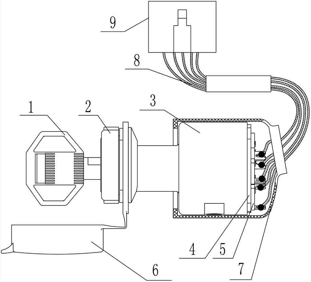 Minitype car ignition switch device