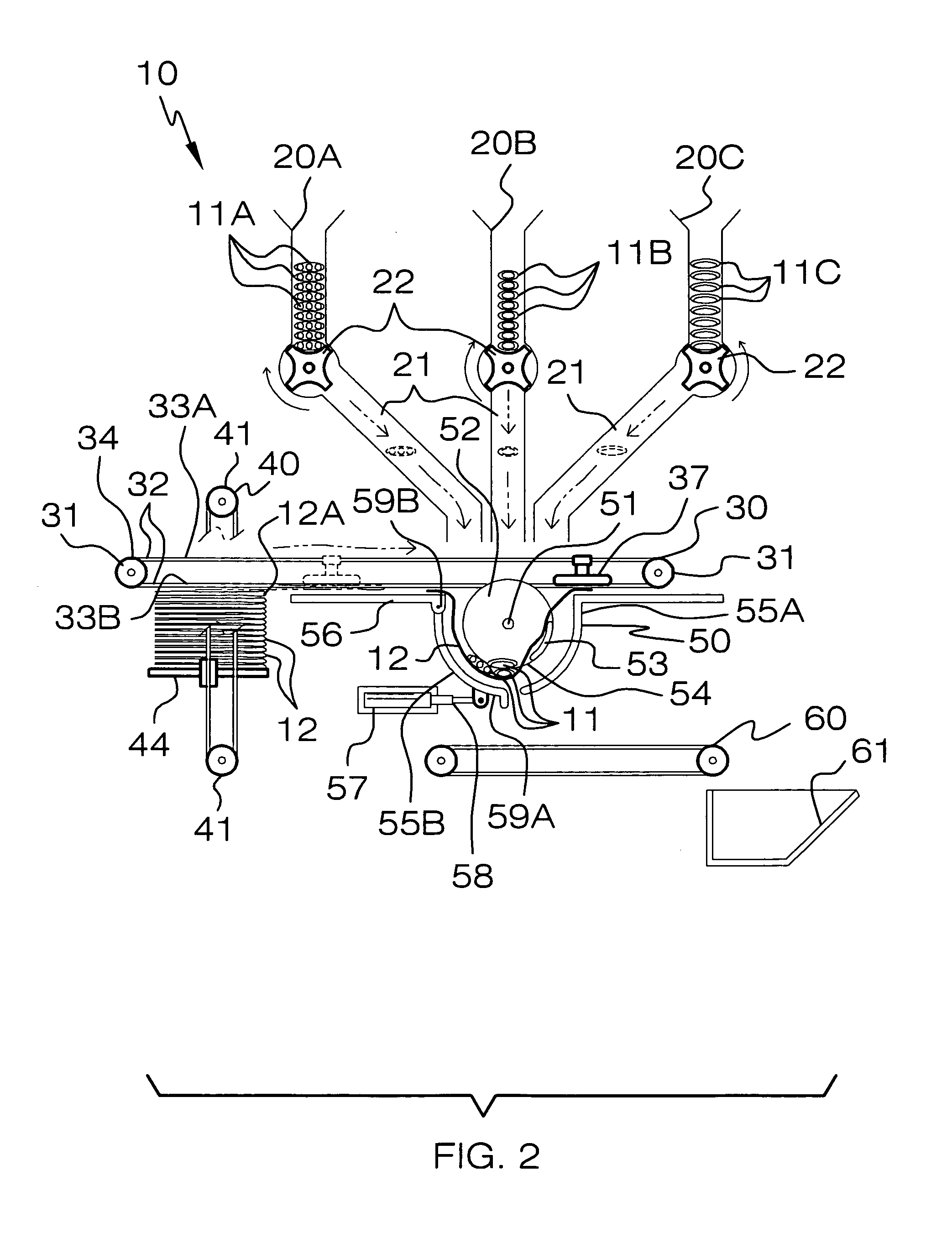 Device for wrapping a napkin about silverware and associated method