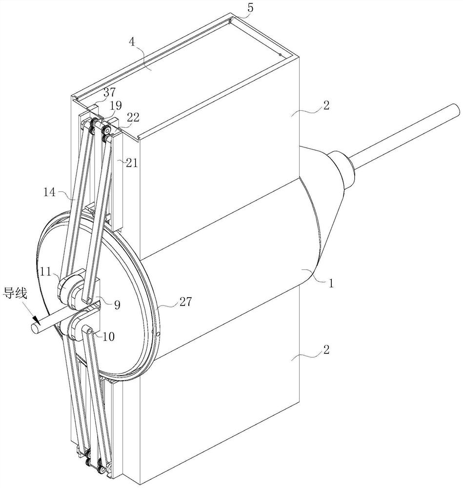 High-resistance flame-retardant PVC cable production device and use method