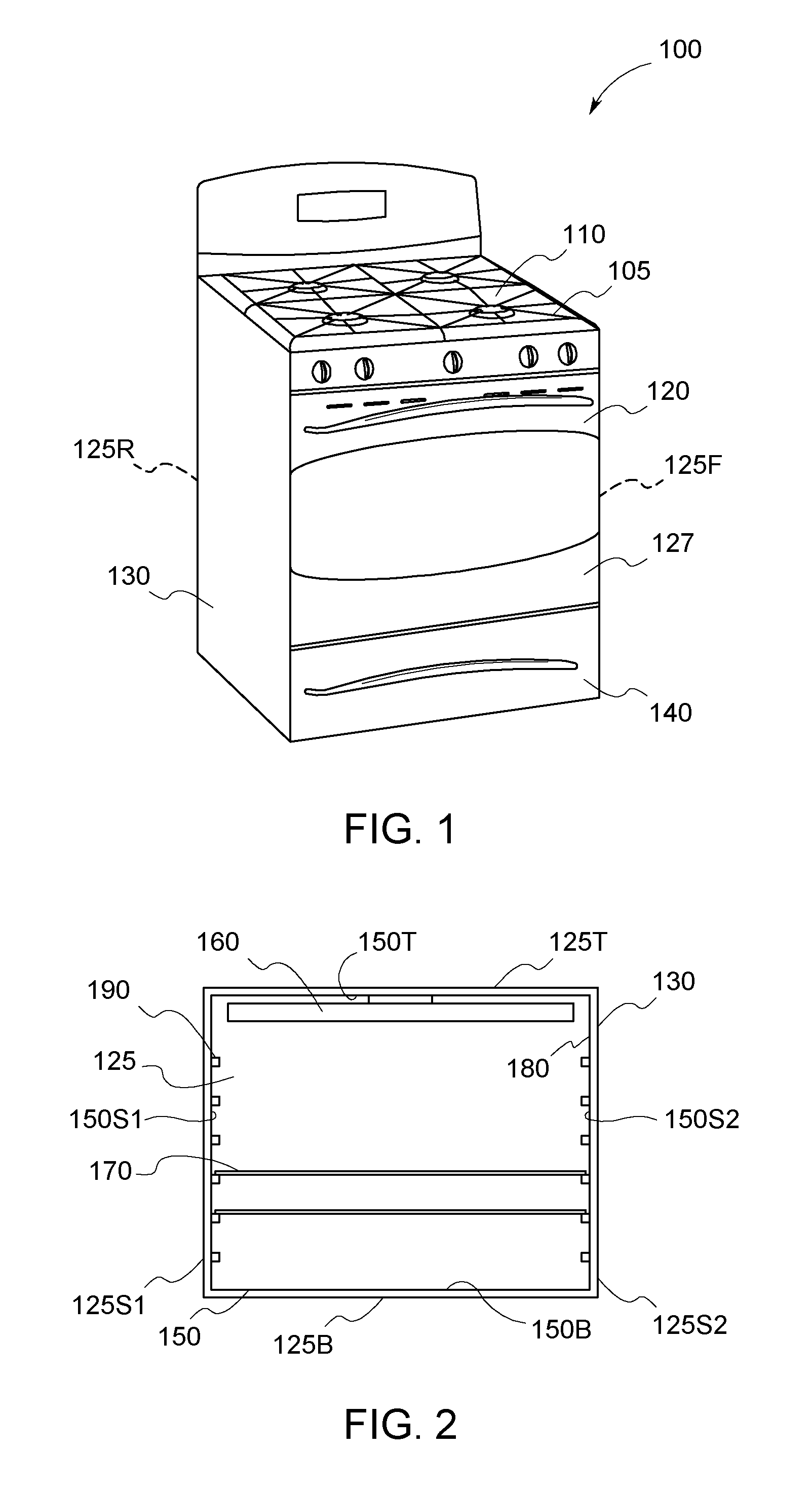 Cleanability of ovens and cooktops