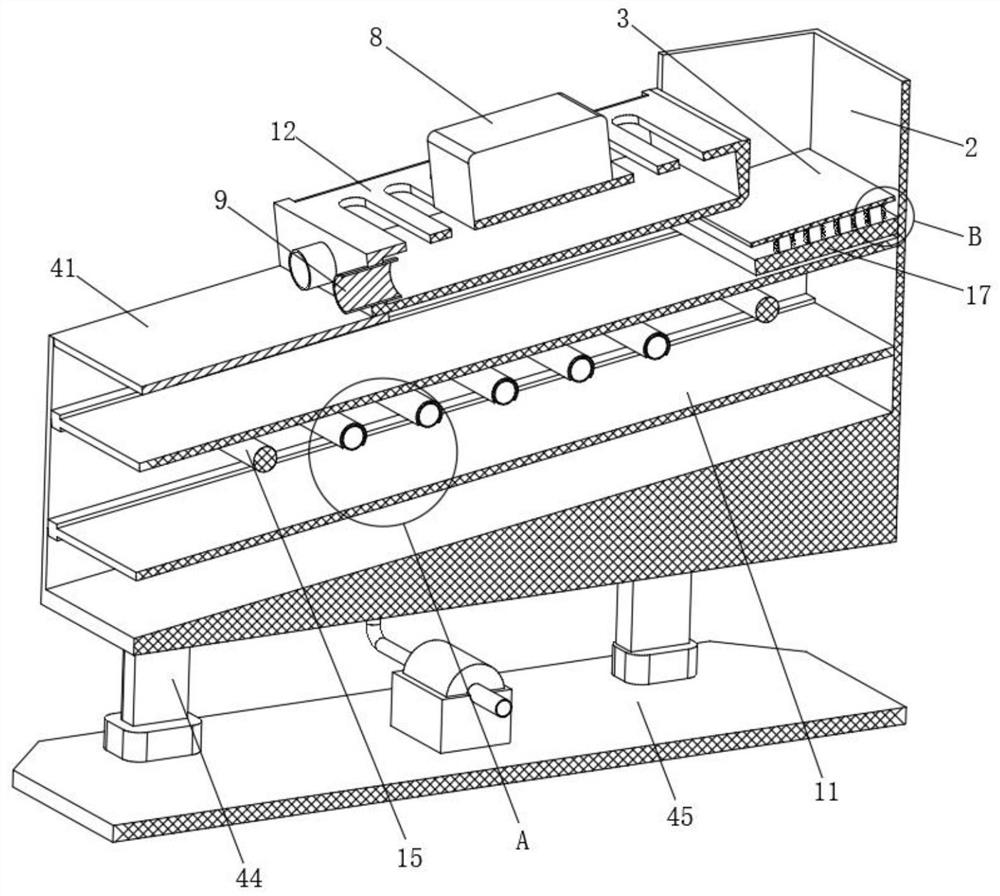 A hot ore vibrating screen for coal mine