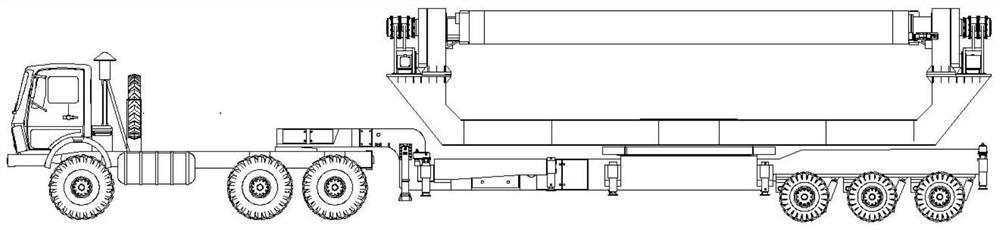 Z-shaped integrated radar transportation platform