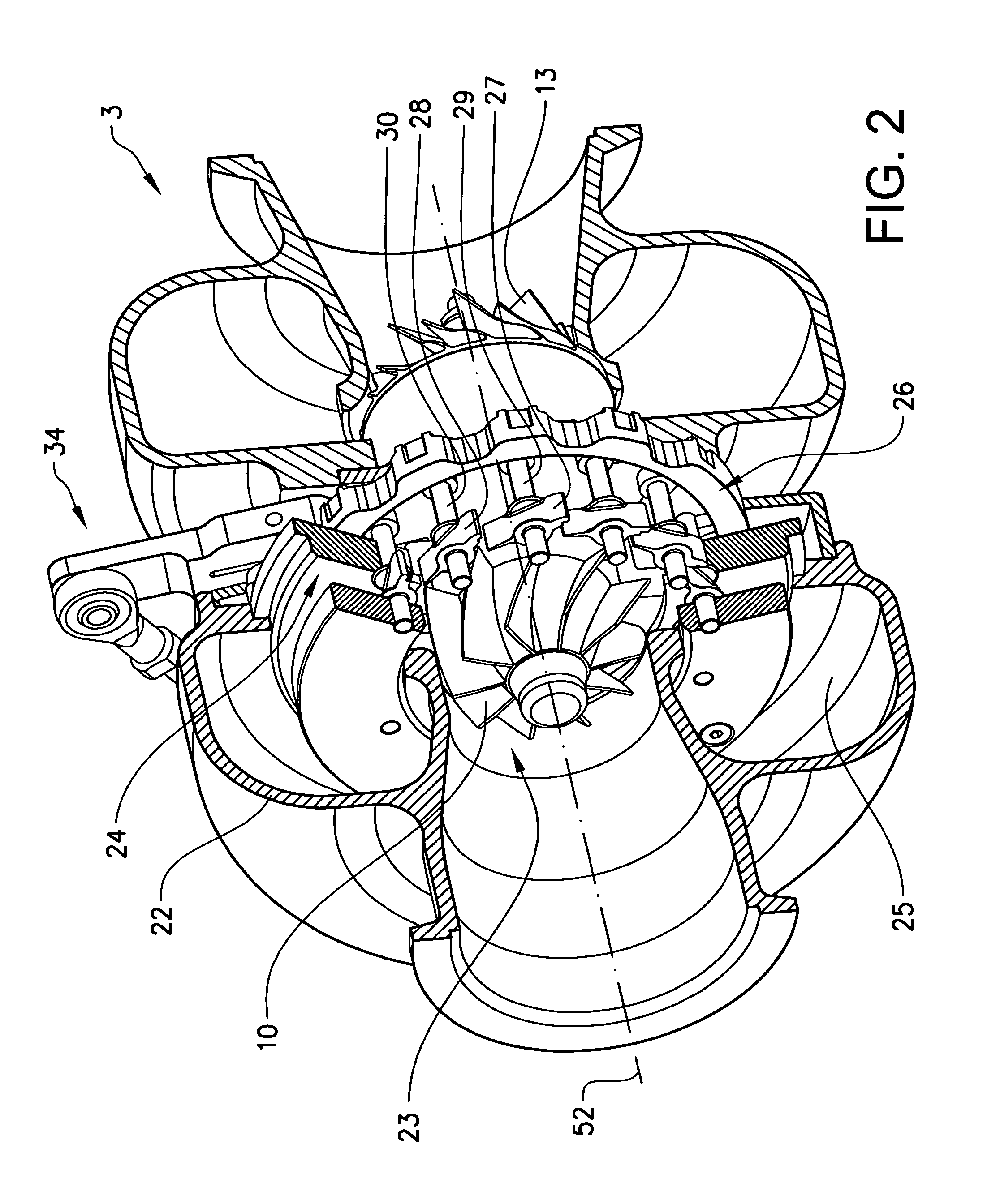 Device for controlling a gas flow, an exhaust aftertreatment system and a system for propelling a vehicle