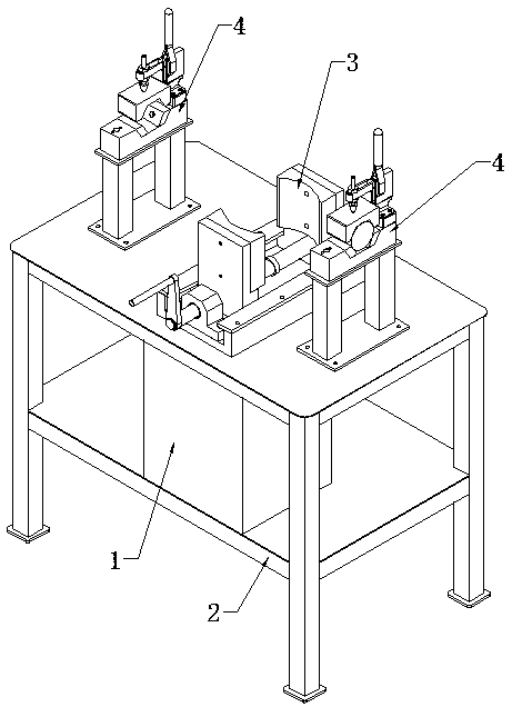 New energy electric vehicle motor and rear axle matching performance detecting device