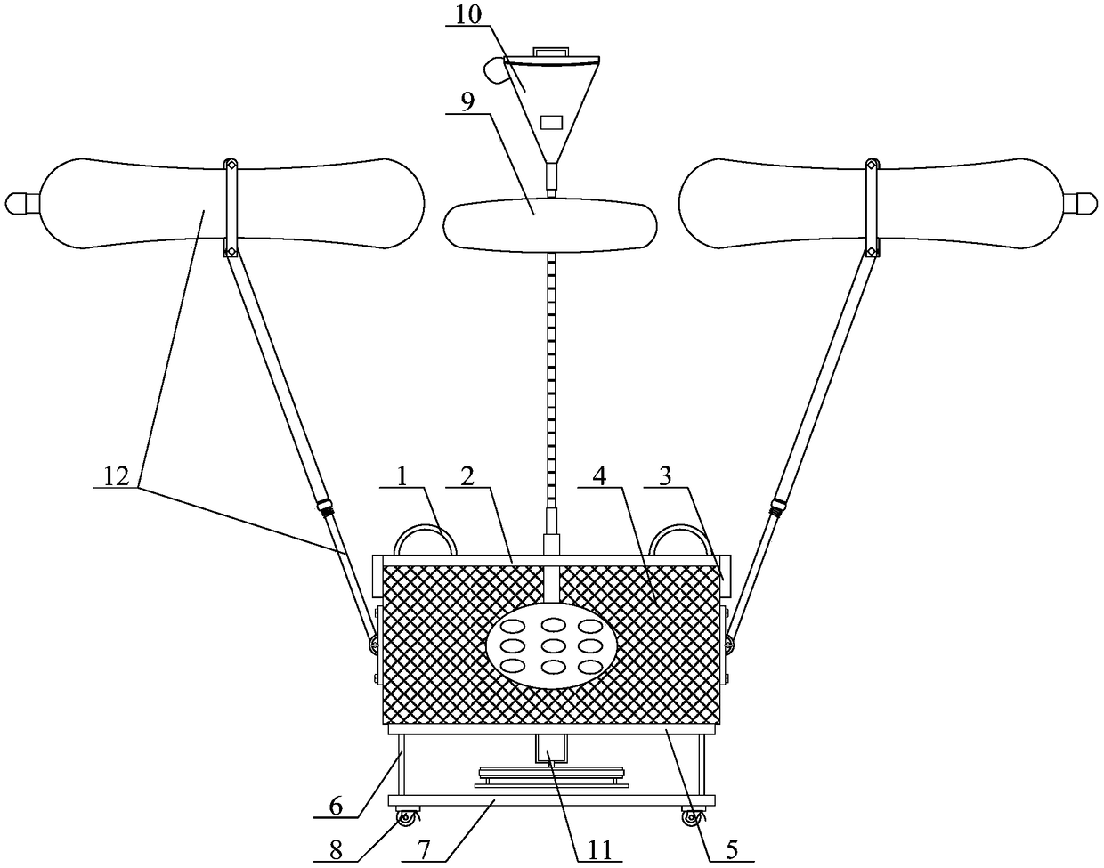 Novel multifunctional aquiculture case