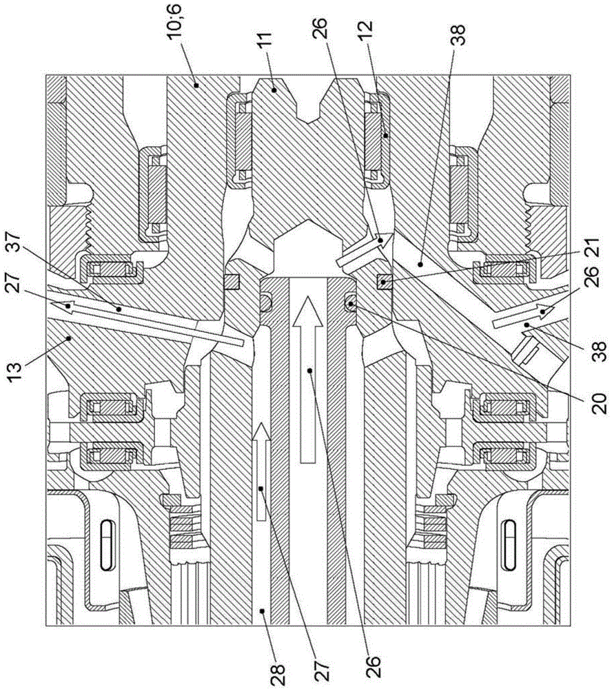 Hybrid drive device of motor vehicle