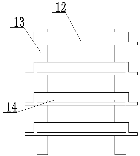 Cupulate foundation integral mould subsection casting one-step integral forming structure and forming method