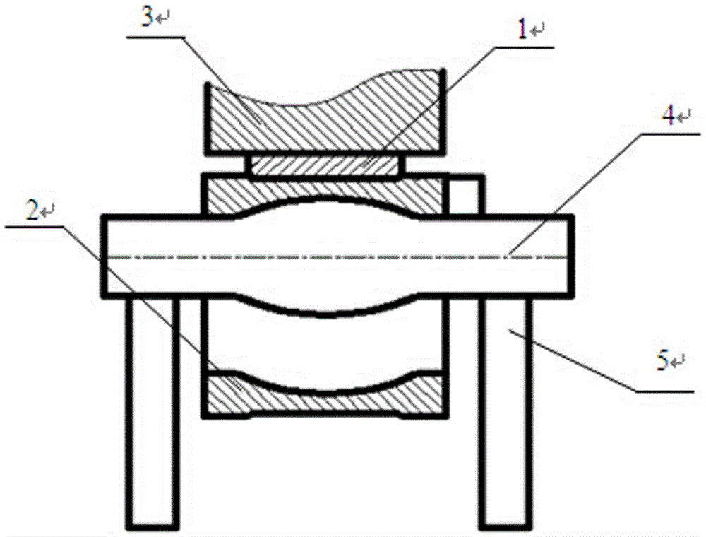 Manufacturing method and mold of 2219 aluminum alloy strap inner flange high cylinder special-shaped annular forging