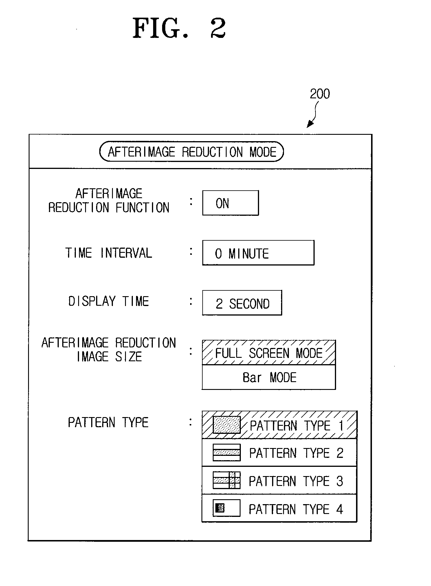 Display device capable of reducing afterimage and afterimage reduction method thereof