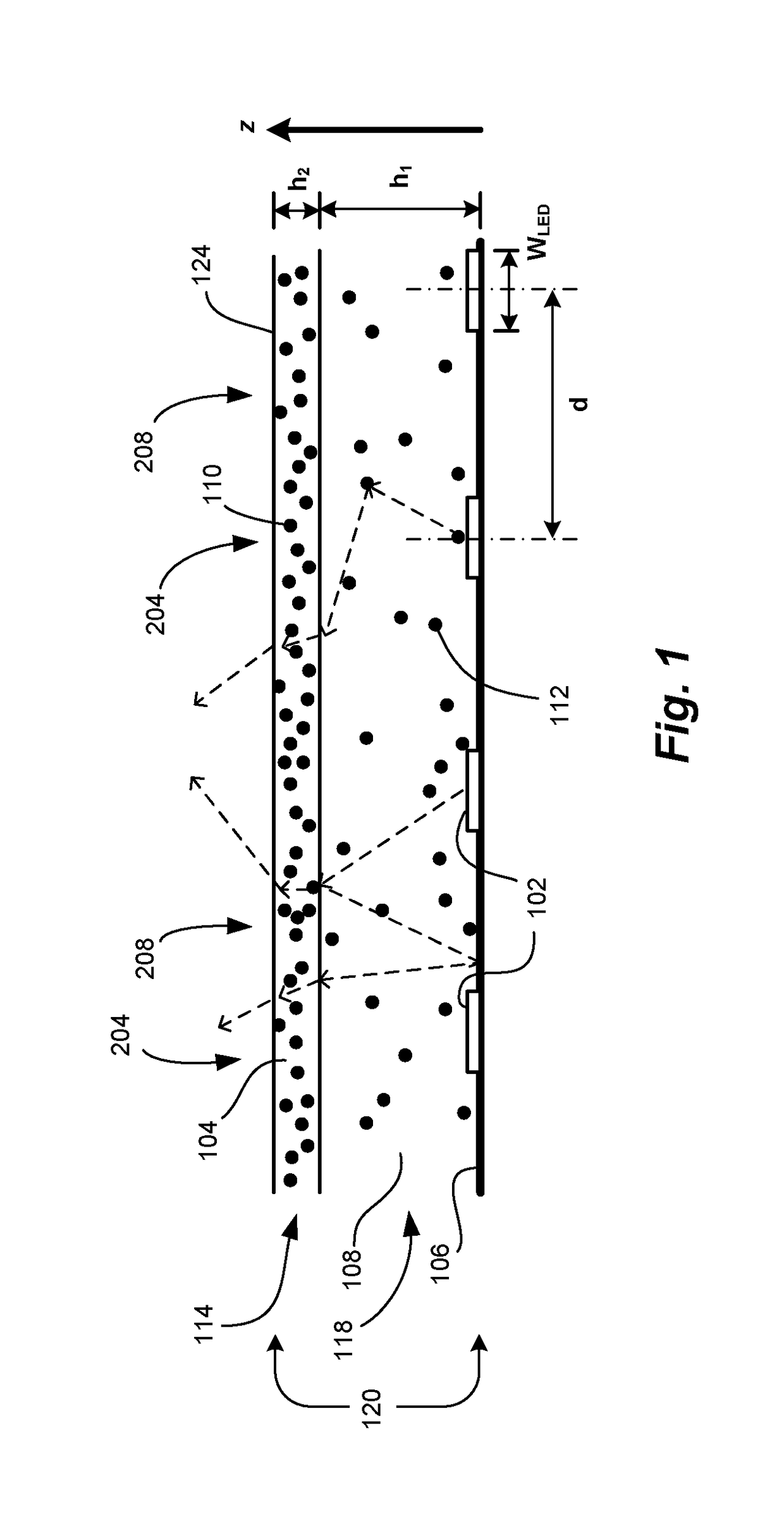 LED light source with diffuser