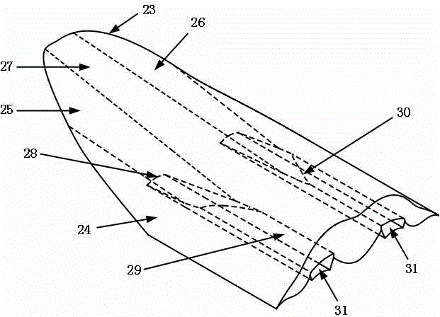 Method for designing double-air-inlet hypersonic-velocity wave-rider aircraft