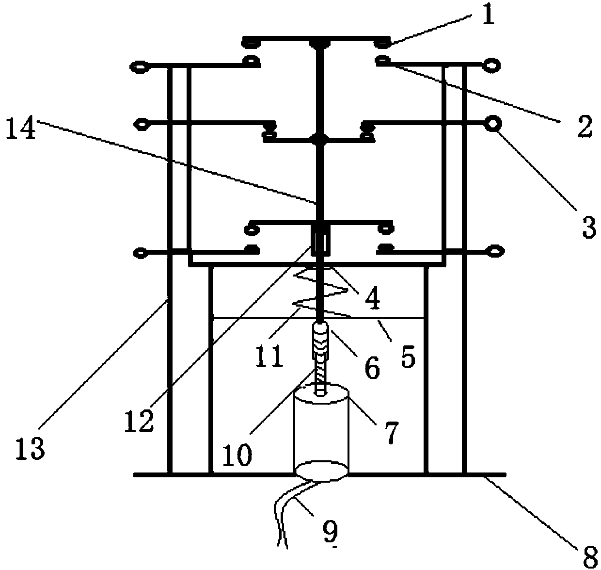 Alternating current contactor control structure and control method