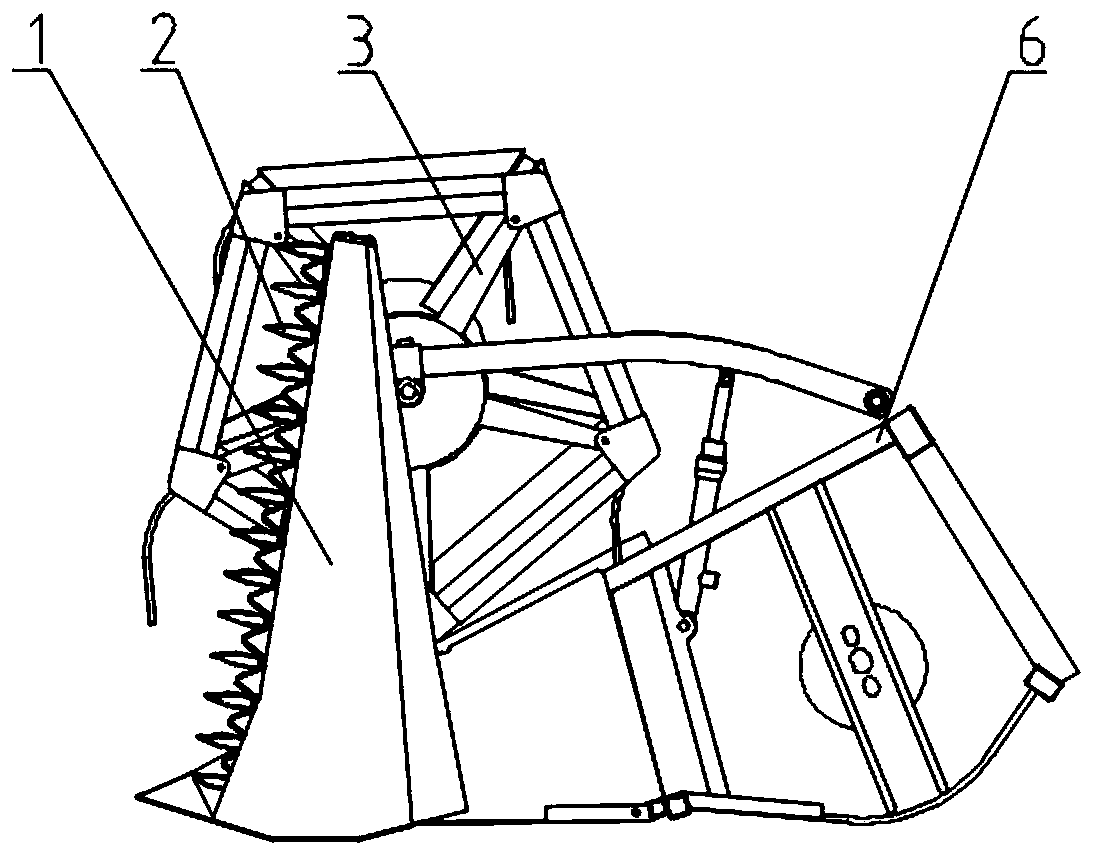 A kind of air suction recovery device for rapeseed harvesting table vertical cutting knife splashing seed