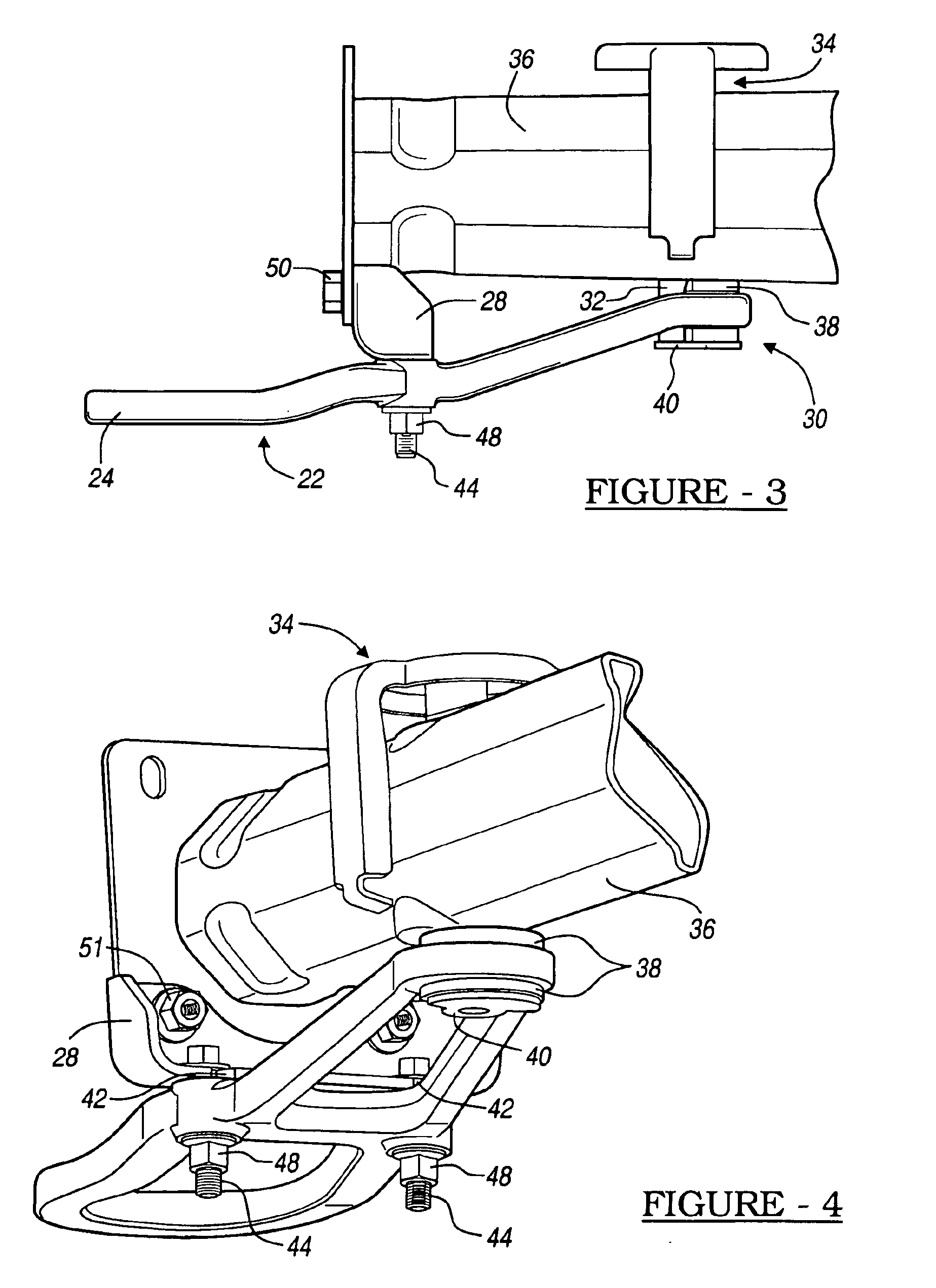 Detachable tow hook assembly