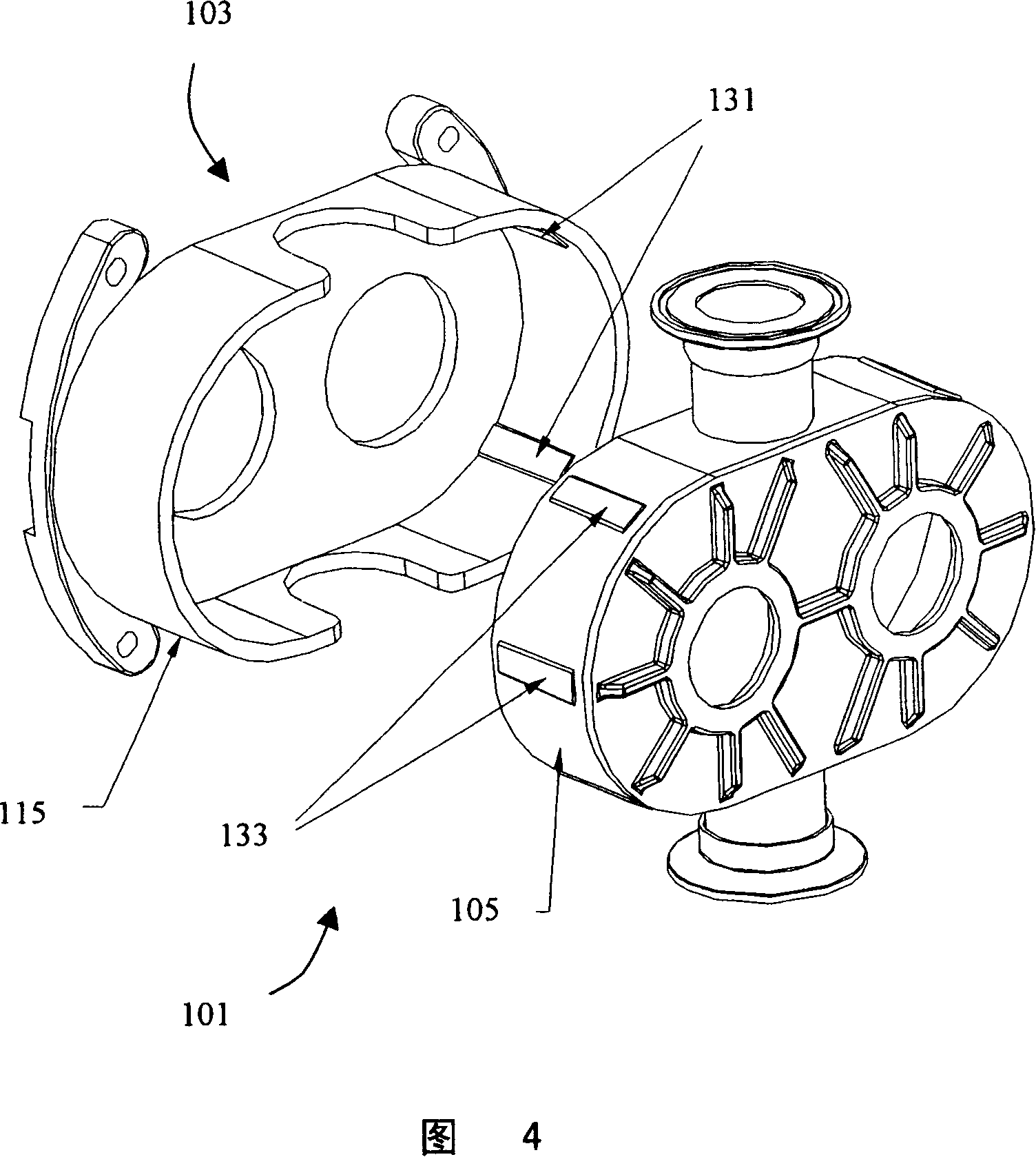 Rotary lobe pump