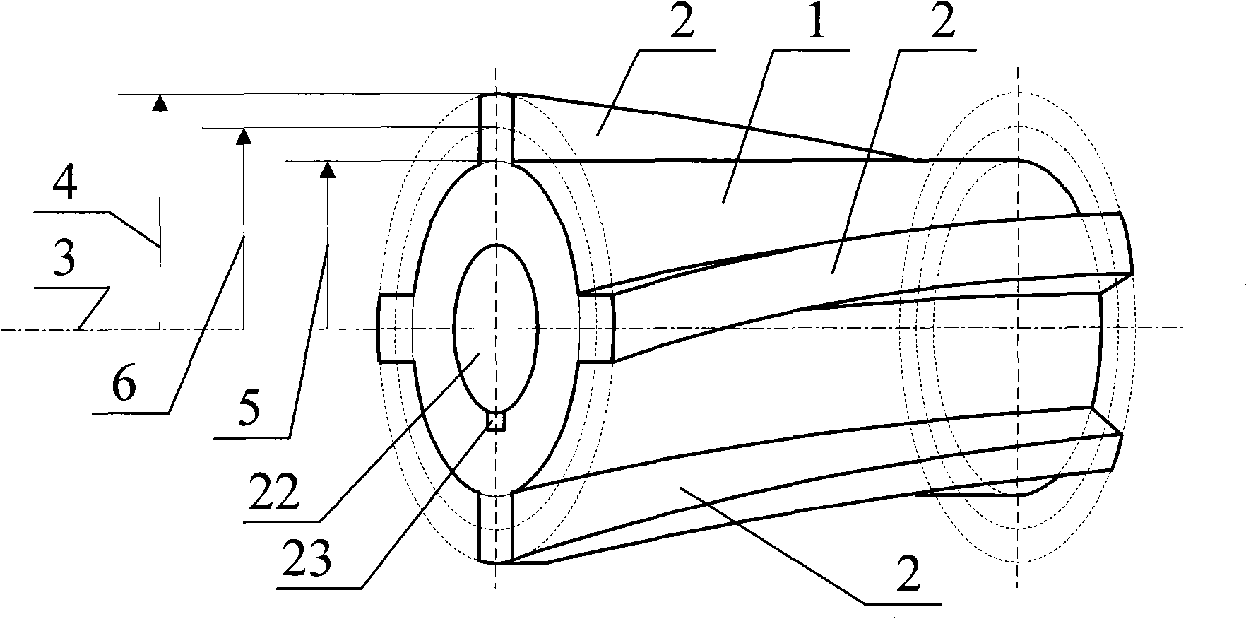 Self-wind cooled rotor low torque ripple magneto resistance genus motor