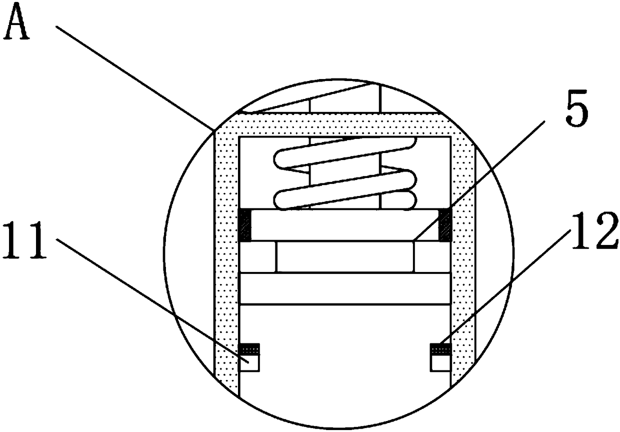 Damping device for new energy vehicle