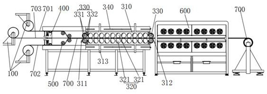 Encapsulation method of flexible solar cell module coil