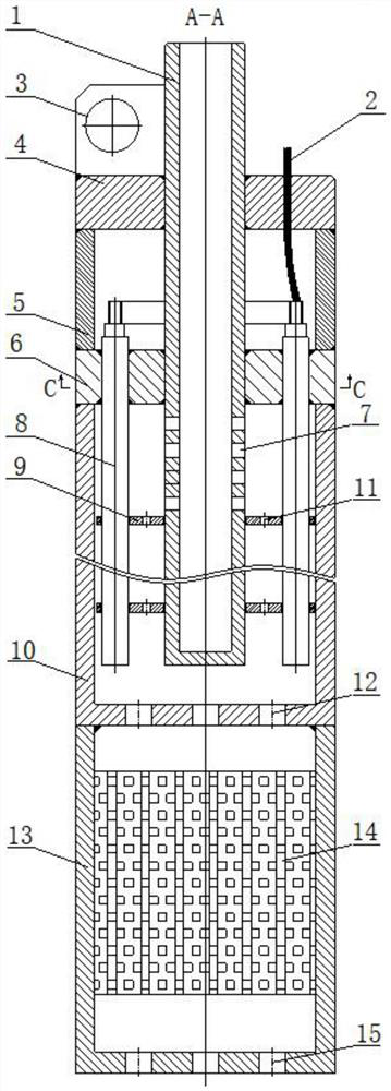 Underground composite heater for in-situ development of underground mineral products