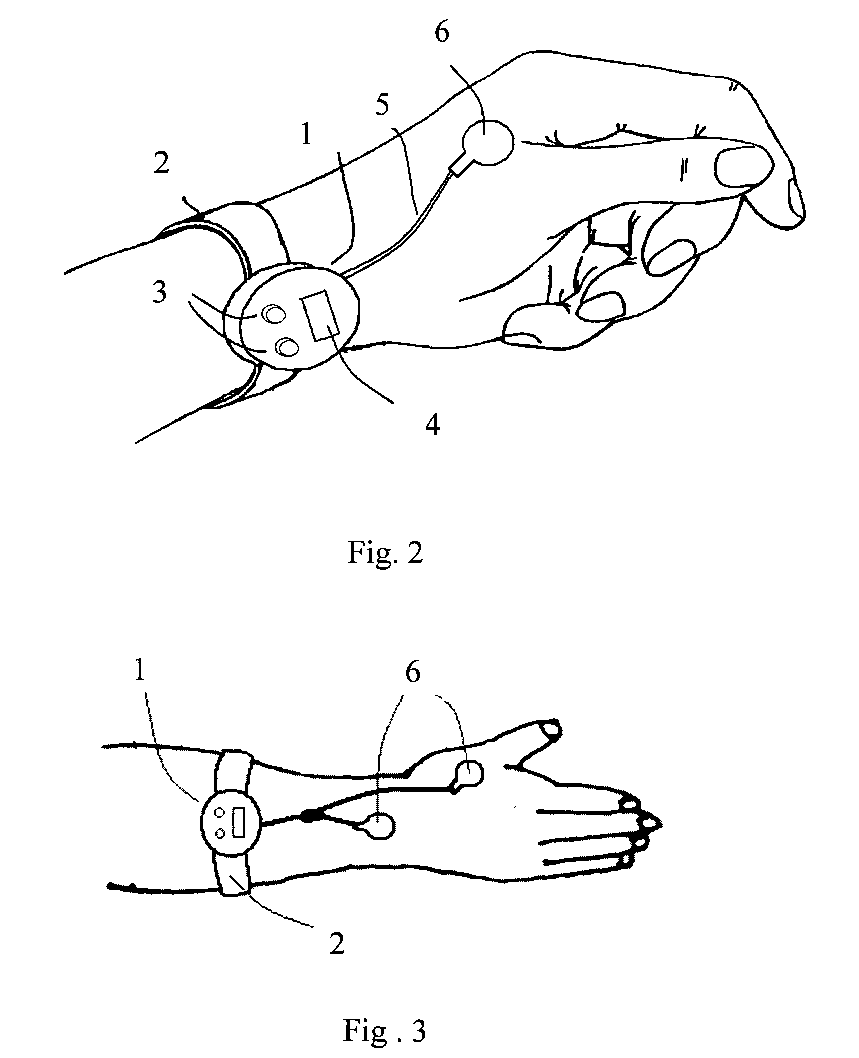 Portable therapeutic device and method for pain relief