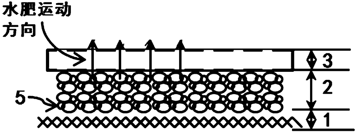 Seedling growing bed constructed with water-fertilizer carrier and diskless seedling growing method