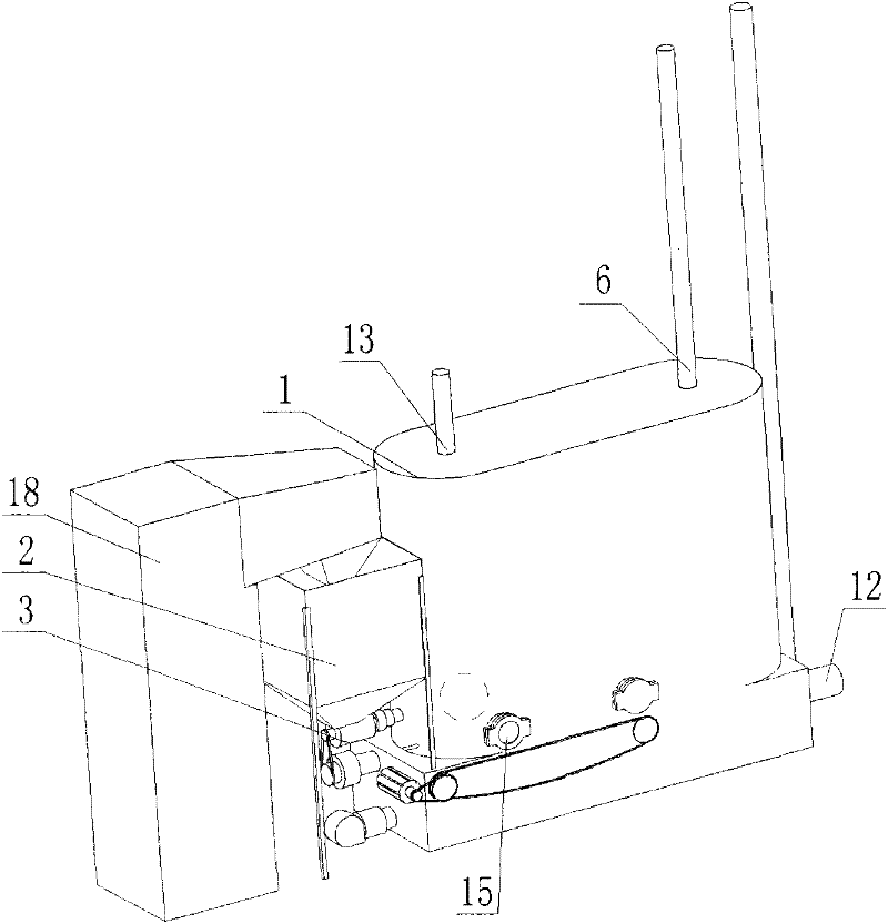 Automatic industrial furnace by burning biofuels