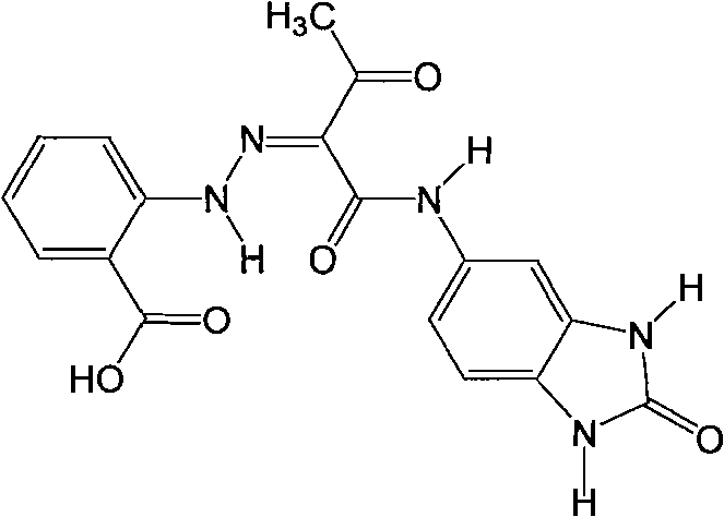 Preparation method of C.I. pigment yellow 151