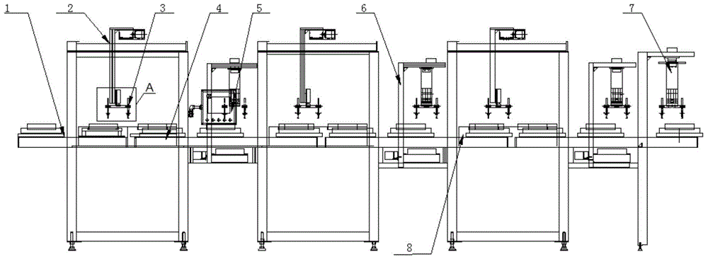 Home appliance power supply automatic test device and test method