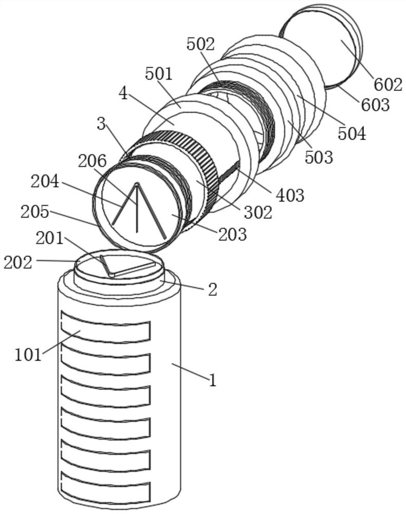 Medicine feeding device for clinical nursing