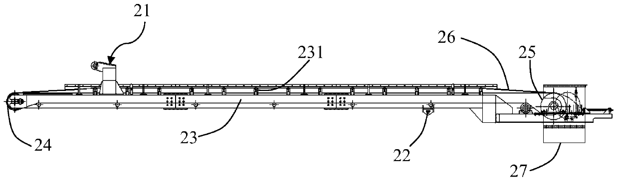 An Axially Translatable Conveyor