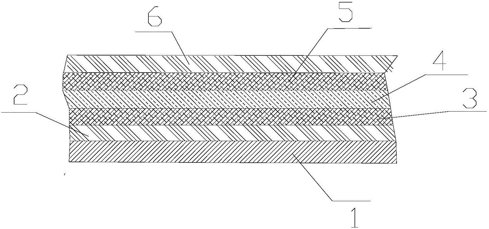 Forward and reverse double two-dimensional code pasting packing bag and preparation method thereof