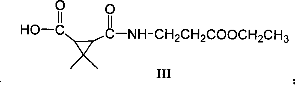 Method for synthesizing pyrethroid hapten compounds