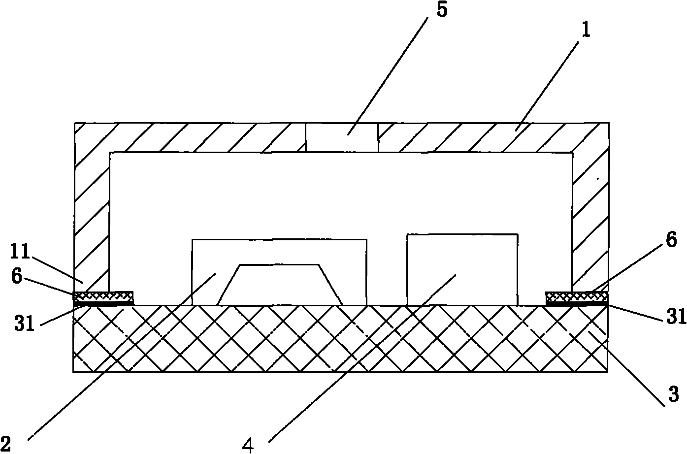 MEMS microphone and encapsulation method thereof