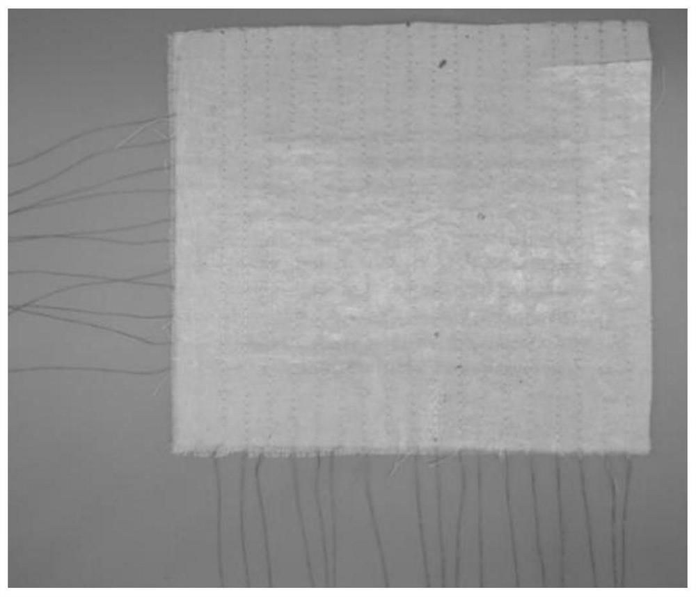 Pressure sensing intelligent fabric and preparation method and application thereof