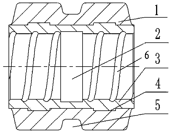 High strength elastic body assembly for overturning cab of mine car